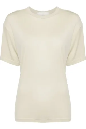 STUDIO NICHOLSON Crew-neck lyocell T-shirt