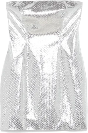 ROTATE Interwoven-design mini dress