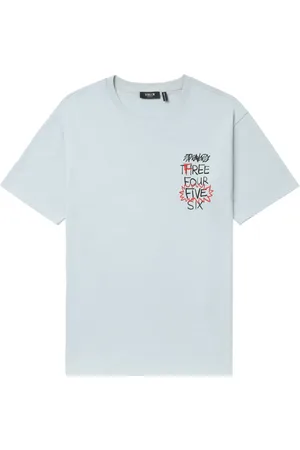FIVE CM Illustration-print cotton T-shirt