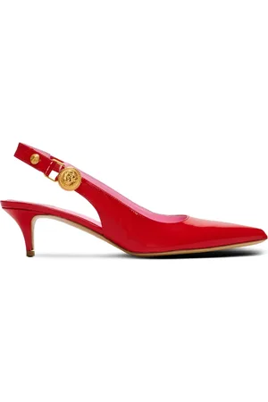 Balmain Eva patent leather slingback pumps