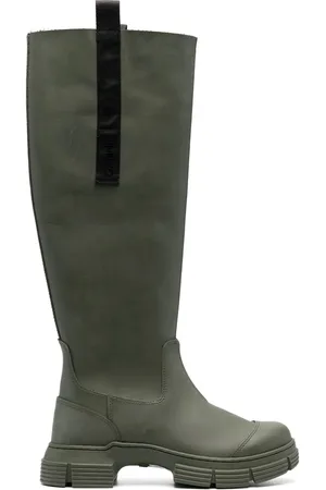 Ganni Recycled-rubber Country boots