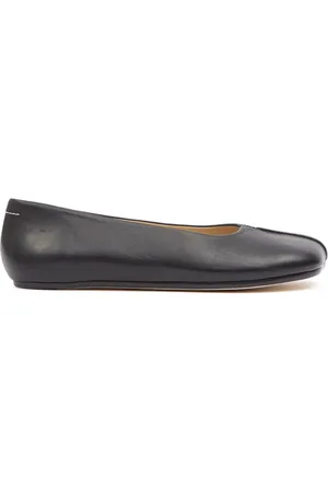 Maison Margiela Stitch-out leather ballerina shoes