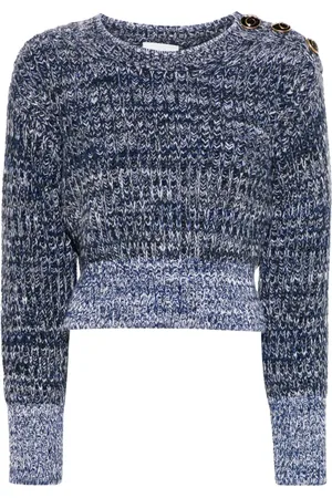 Erdem M??lange-effect wool jumper