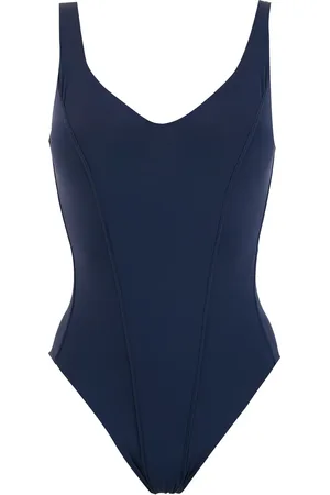 AMIR SLAMA V-neck open-back swimsuit