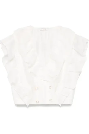 Sandro Ruffled blouse