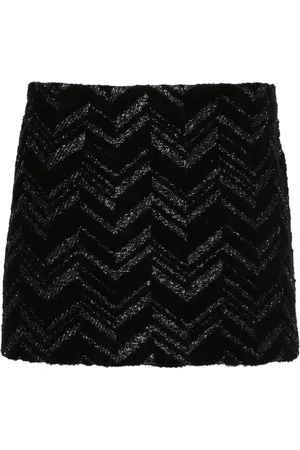 Missoni Zigzag-woven lurex-detailed miniskirt