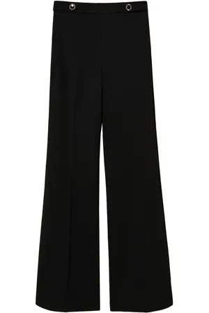 Twin-Set Jewel-buttons palazzo pants