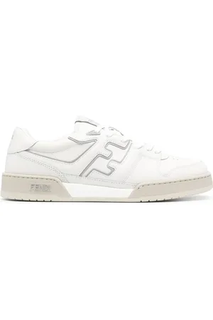 Fendi Match FF-appliqu?? leather sneakers