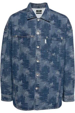 FIVE CM Distressed effect shirt