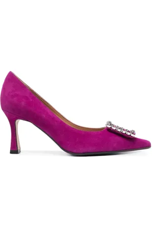 ROBERTO FESTA Lilly 80mm pointed-toe suede pumps