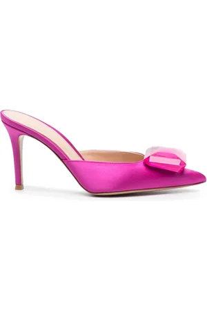 Gianvito Rossi Jaipur 85mm satin mules