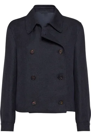Brunello Cucinelli Monili-detail caban jacket
