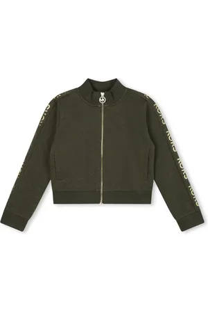 Michael Kors Logo-embellished zip-up sweatshirt