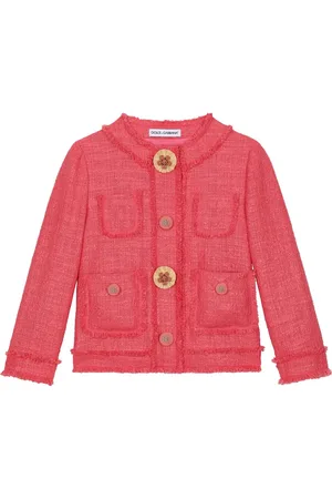 Dolce & Gabbana Crystal-embellished tweed jacket