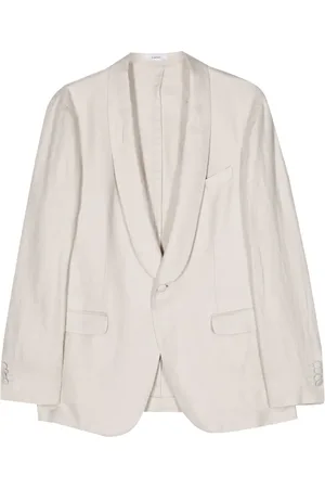 Boglioli Single-breasted linen blazer