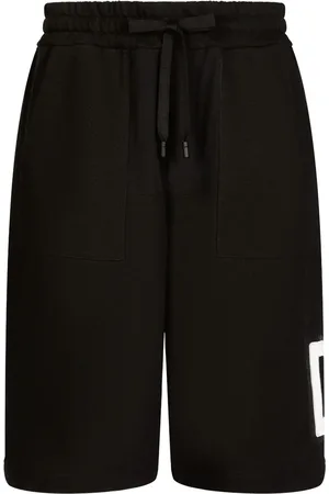 Dolce & Gabbana Logo-print cotton-blend track shorts