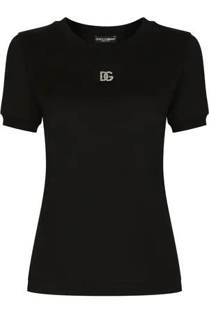 Dolce & Gabbana Crystal-embellished cotton T-shirt