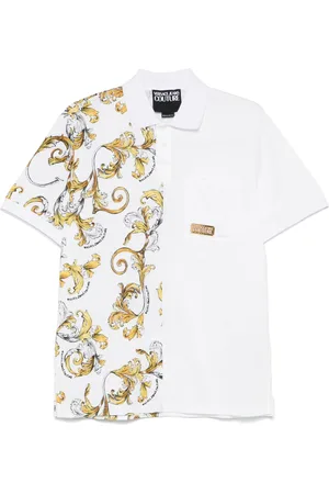 VERSACE Baroccoflage-print polo shirt