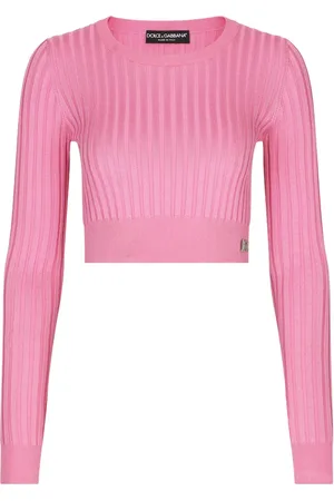 Dolce & Gabbana DG-plaque cropped top