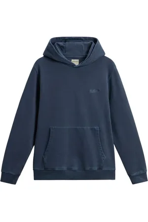 Woolrich Logo-embroidered cotton hoodie