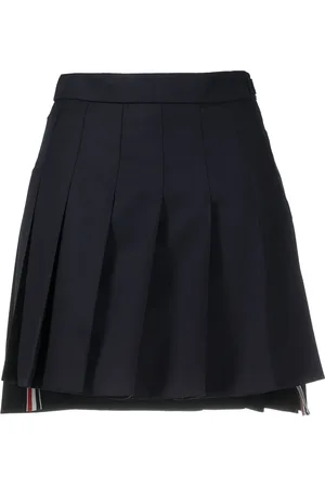 Thom Browne Dropped back mini pleated skirt