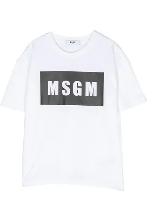 Msgm Logo-print cotton T-shirt