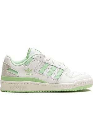 adidas Forum Low CL "White/Green Spark" sneakers