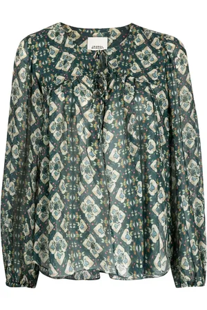 Isabel Marant Ametissa tie-front blouse