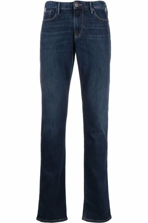 Emporio Armani Mid-rise straight leg jeans
