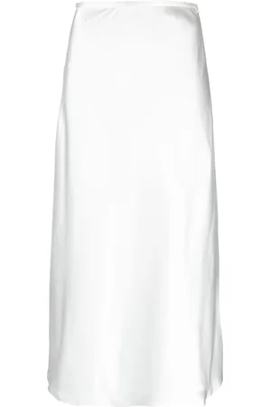 Atu Body Couture A-line satin maxi skirt