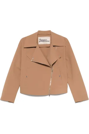 HERNO Jersey biker jacket