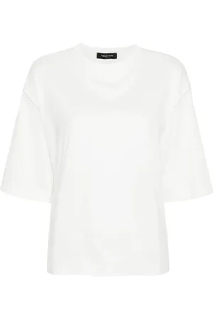 Fabiana Filippi Chain-detailed cotton T-shirt