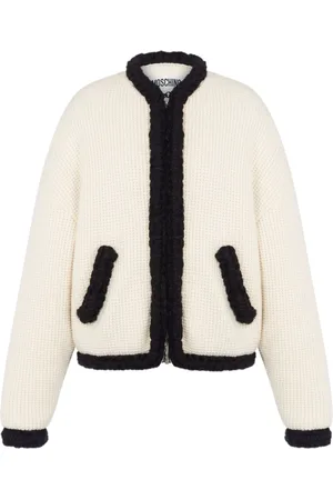 Moschino Waffle knit virgin wool blazer
