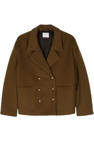 FORTE FORTE Felted double-breasted jacket