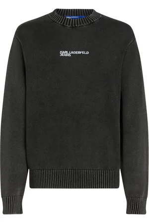 Karl Lagerfeld Logo-embroidered jumper