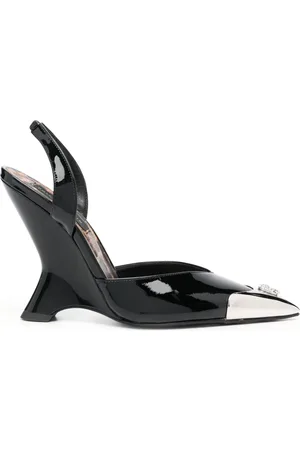 Philipp Plein 105mm patent-leather sandals