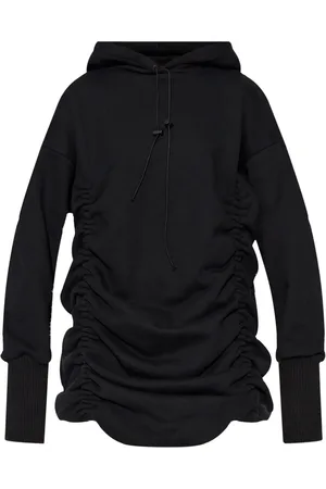 The Mannei Draped hooded sweatshirt dress