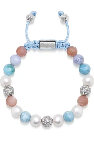 Nialaya Gemstone-detailing beaded bracelet