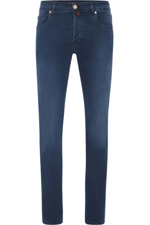 BILLIONAIRE Embroidered-logo straight-cut jeans