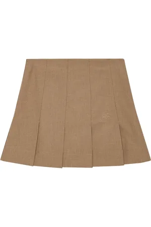 Ganni Drapey m??lange mini skirt