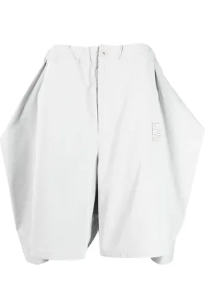 Maison Mihara Yasuhiro Deconstructed combo cotton shorts