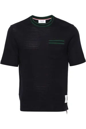Thom Browne Pointelle-knit cotton T-shirt