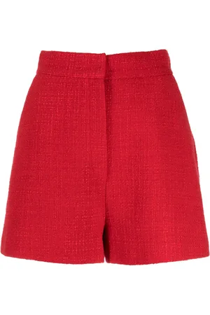 Elie saab High-rise tweed shorts