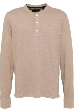 RAG&BONE Classic Flame Henley polo shirt