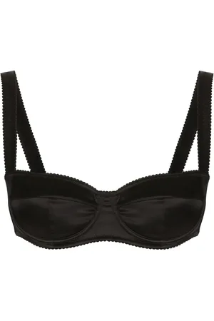 Dolce & Gabbana Satin-finish balconette-style bra