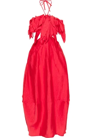 Cult Gaia Lue ruffled midi dress