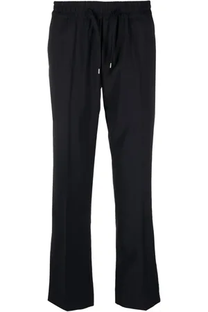 Sandro Elasticated straight-leg trousers