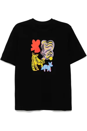 JNBY Cats-printed T-shirt