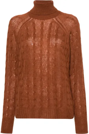 Etro Pegaso-motif cable-knit jumper