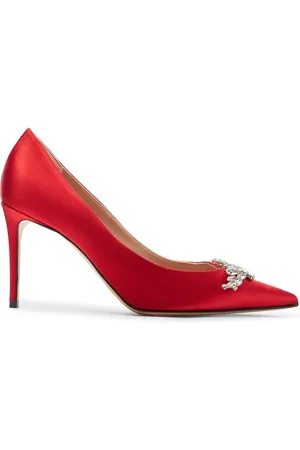 Scarosso Greta 90mm satin pumps